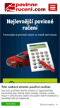 Mobile Screenshot of povinne-ruceni.com